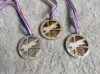 Personalised wooden medal